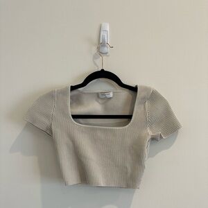 ARITZIA Babaton Sculpt Knit Square Neck #chic #effortless #aritzia #workwear